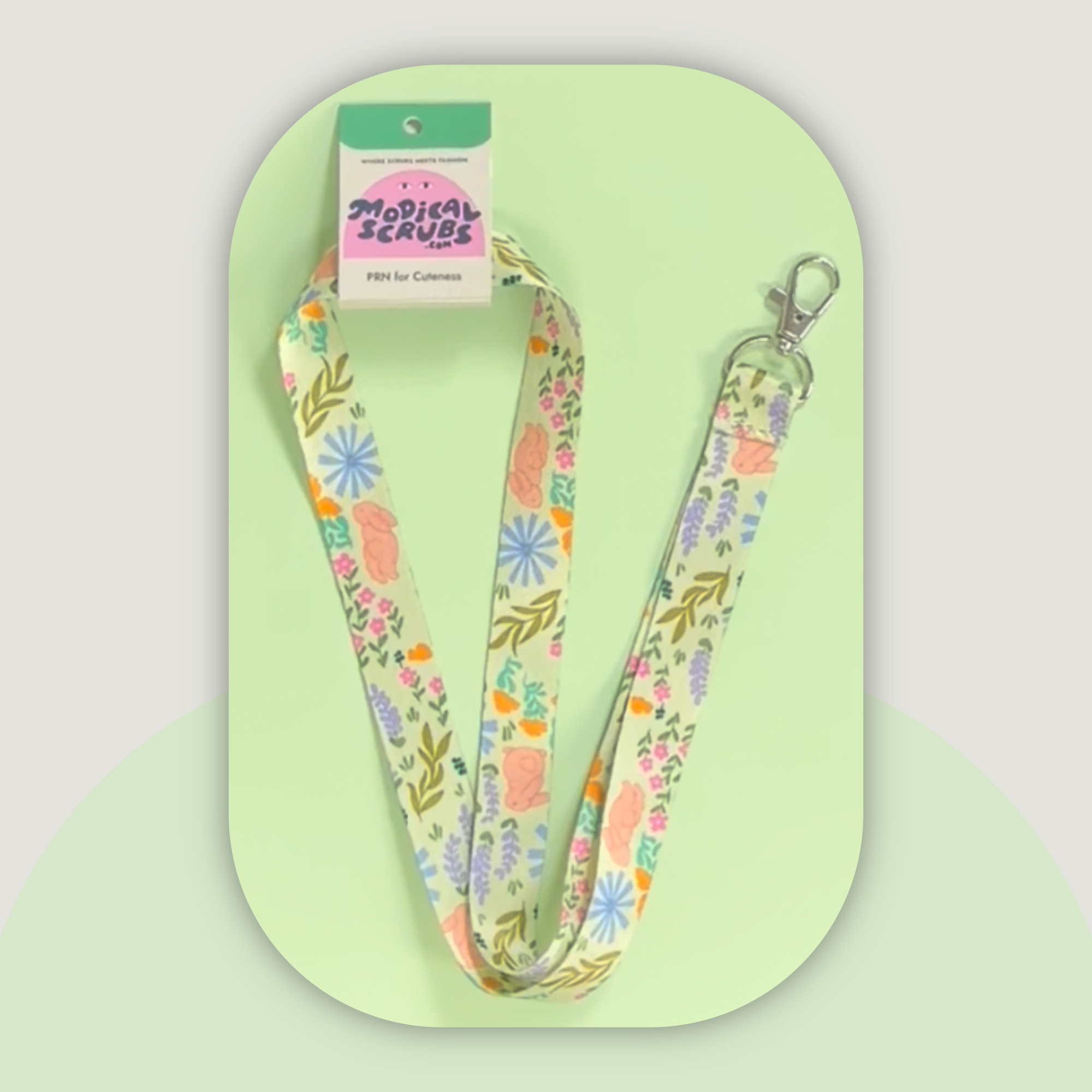 Bunny Blossom Lanyard