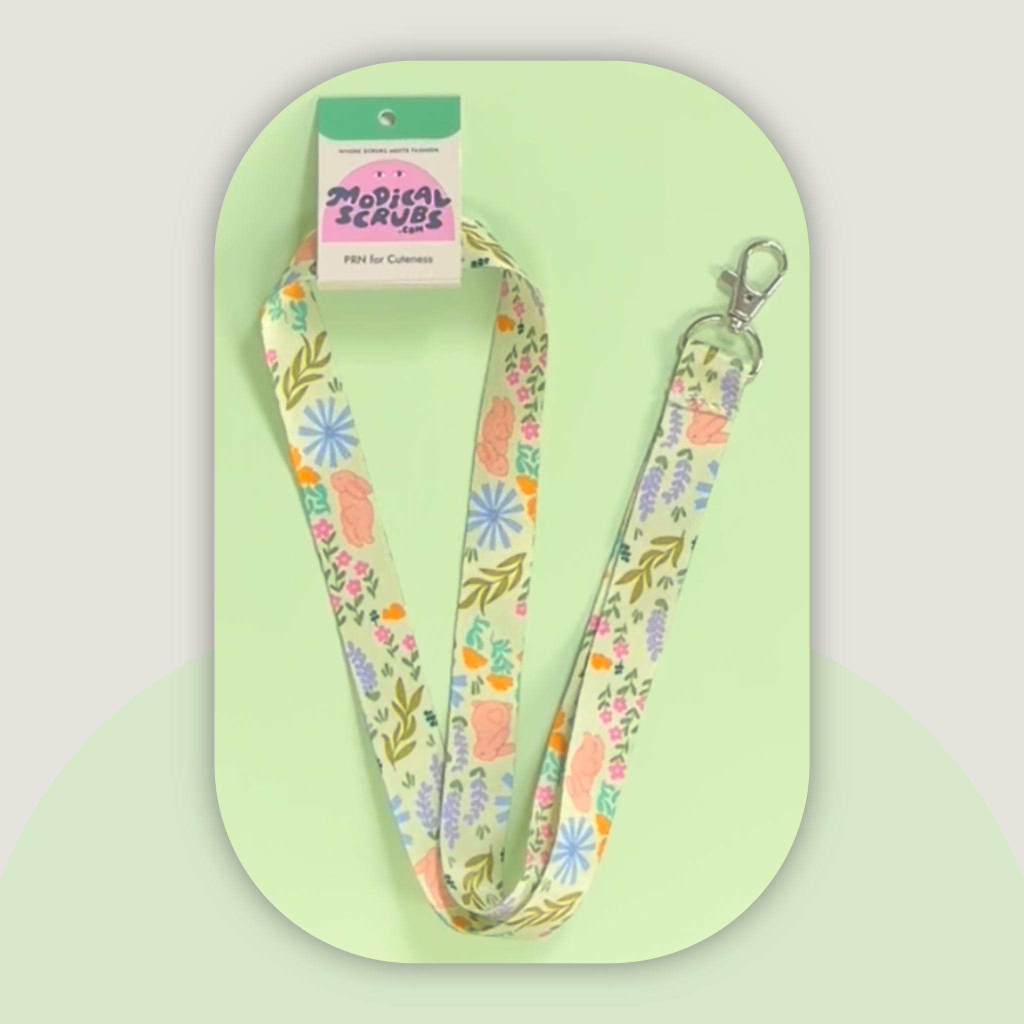 Bunny Blossom Lanyard