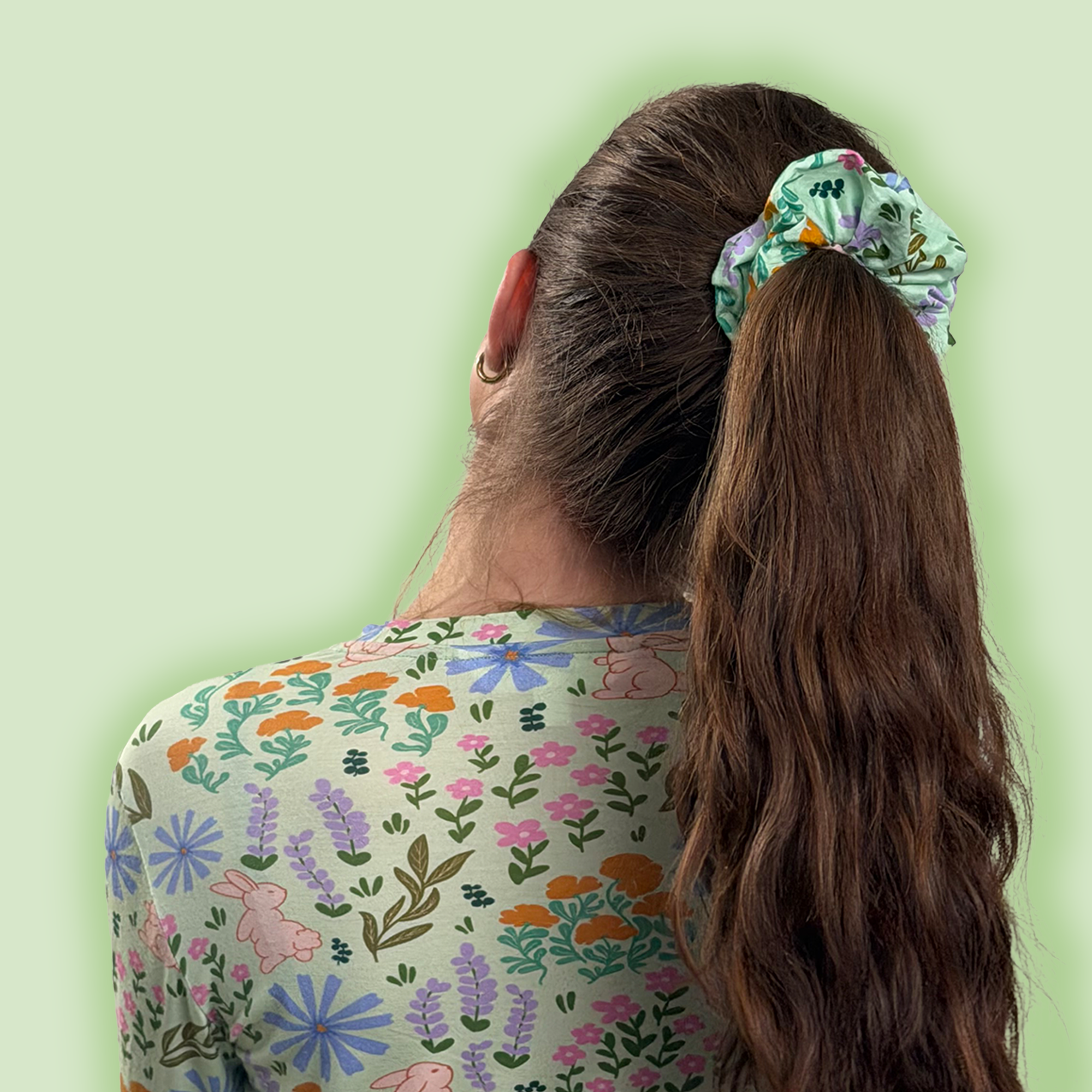 Bunny Blossom Scrunchie