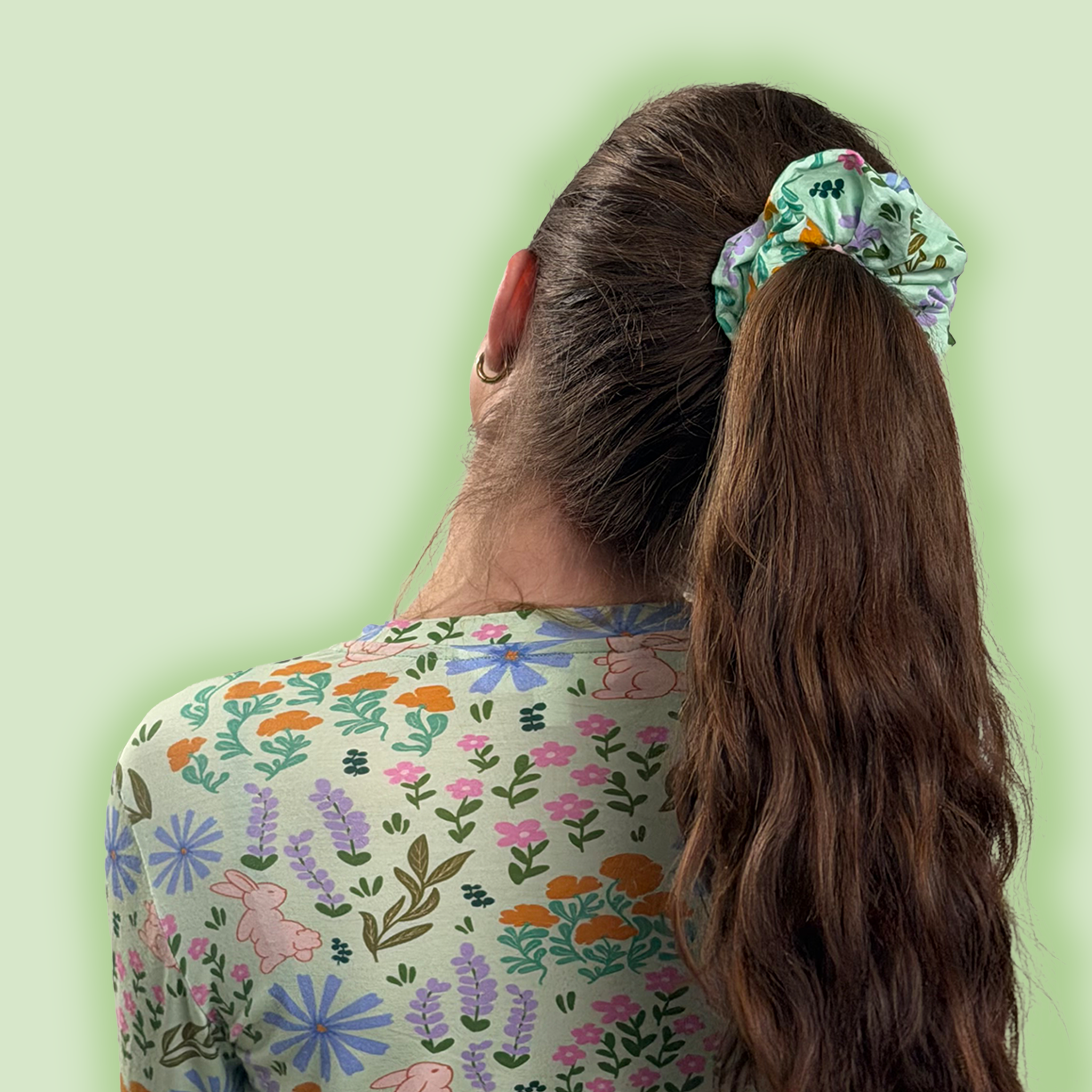 Bunny Blossom Scrunchie