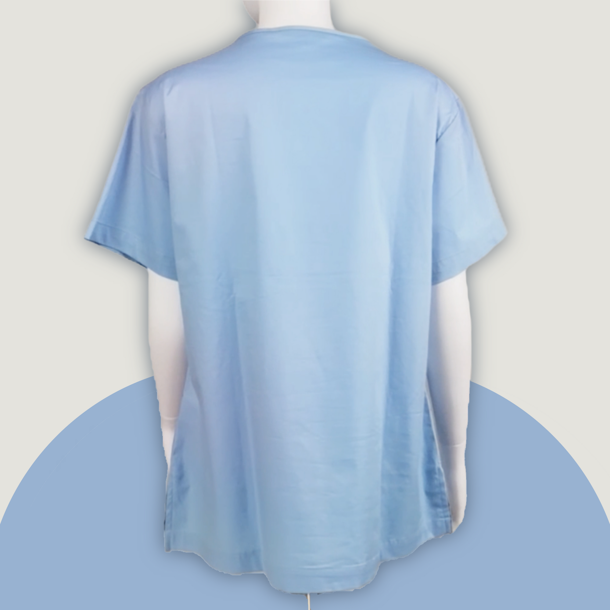 Baby Blue Scrub Top