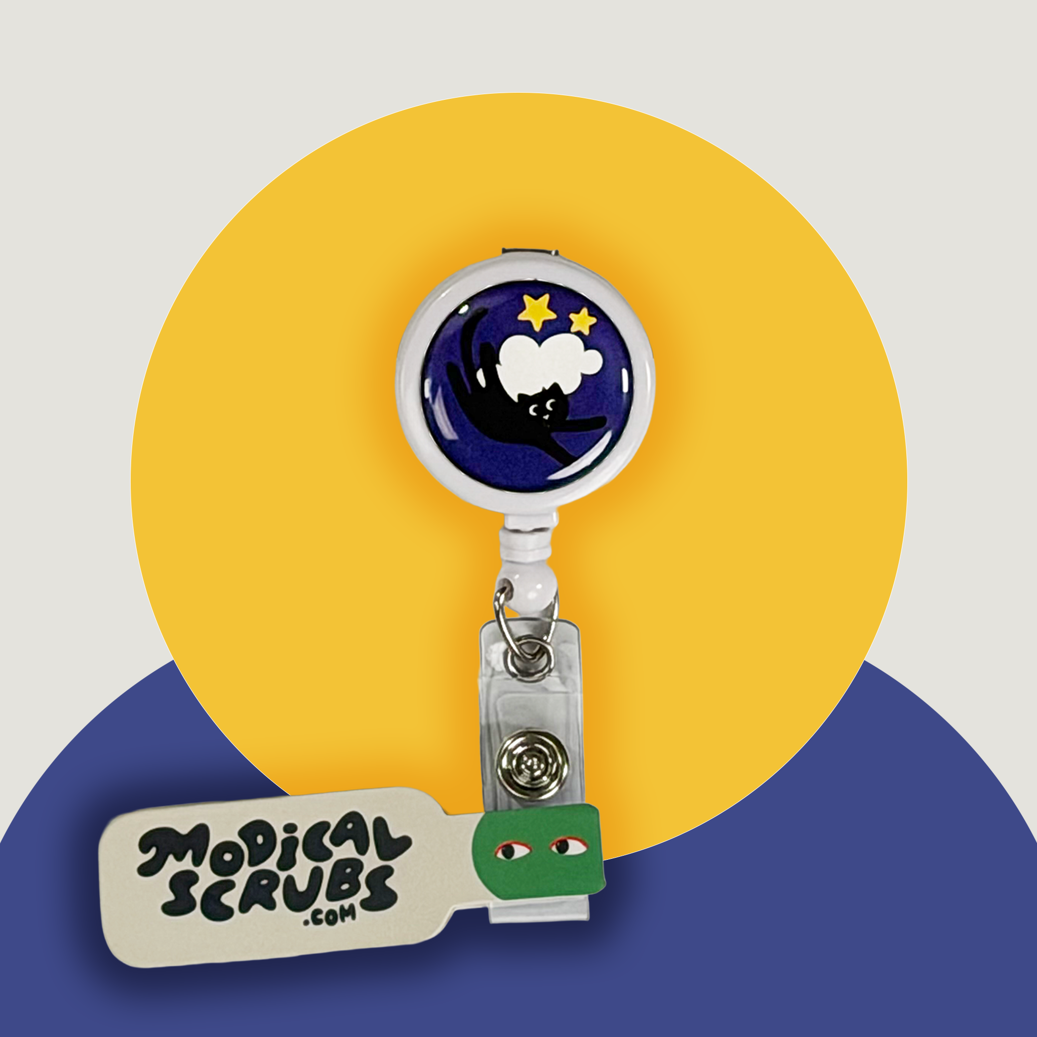 Cosmic Kitties Retractable Lanyard
