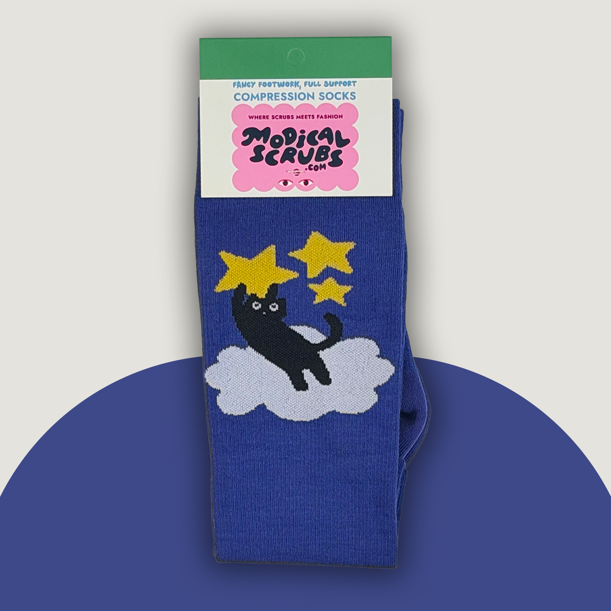 Cosmic Kitties Compression Sock