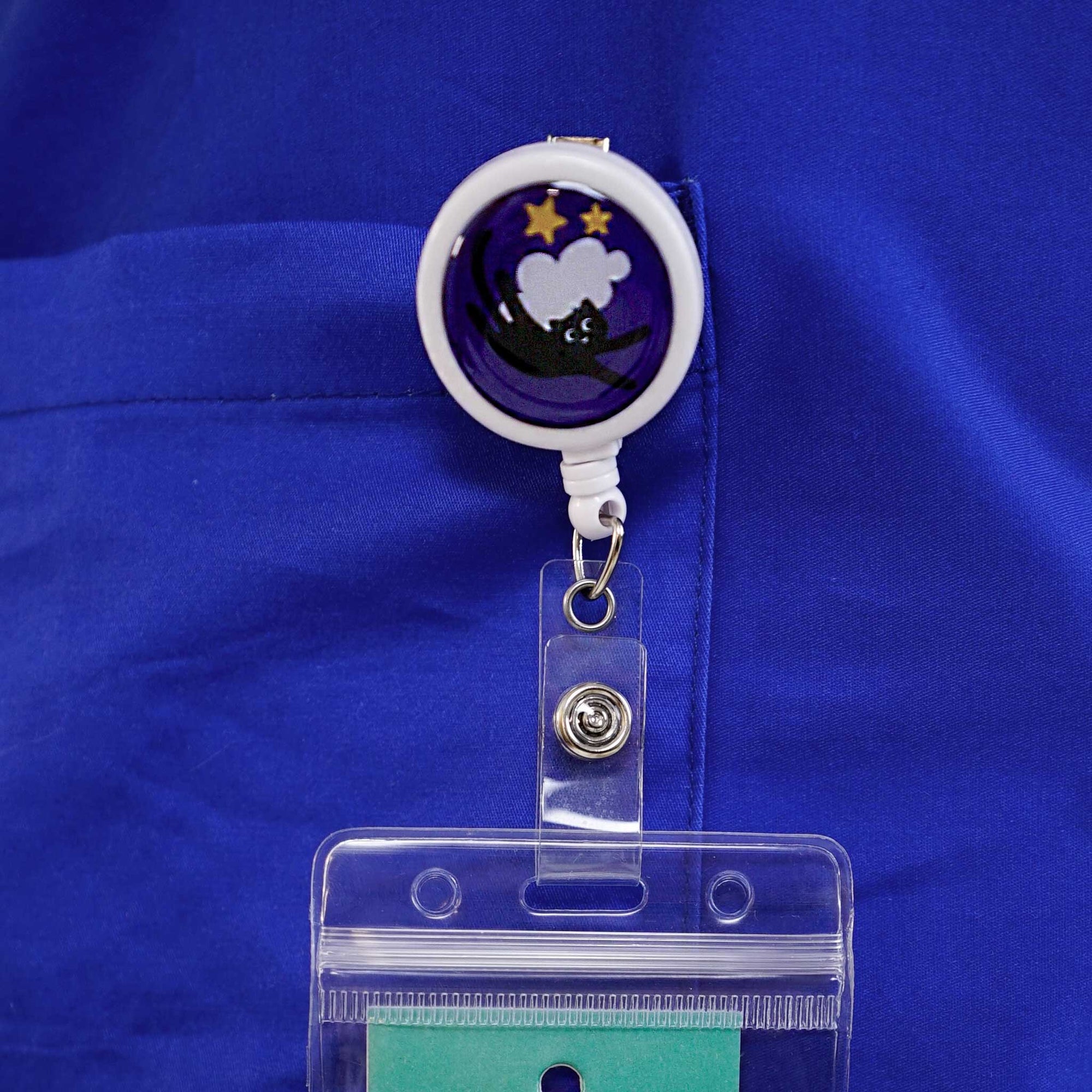 Cosmic Kitties Retractable Lanyard