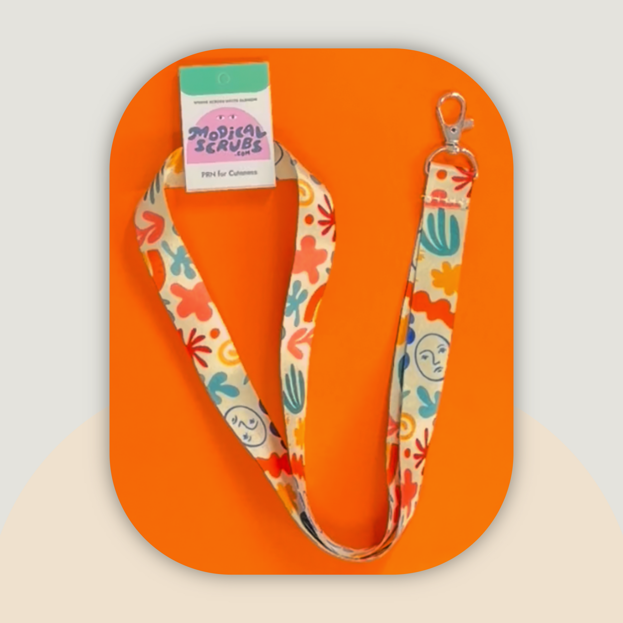 Face the Shapes Lanyard