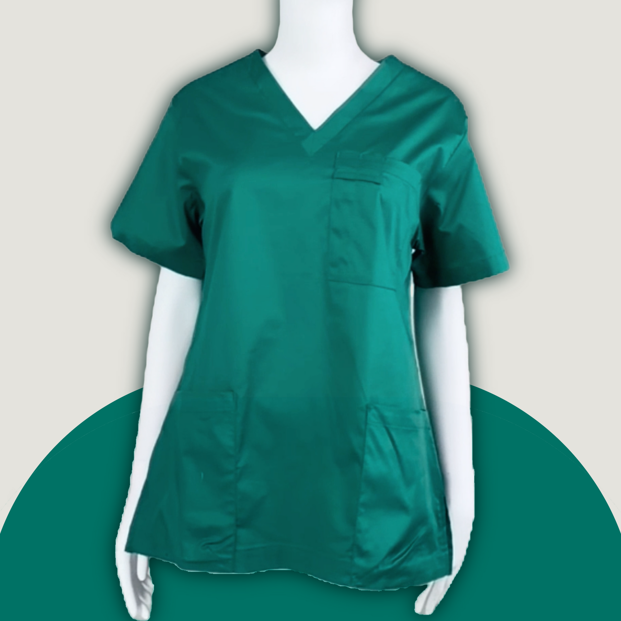 Emerald Scrub Top