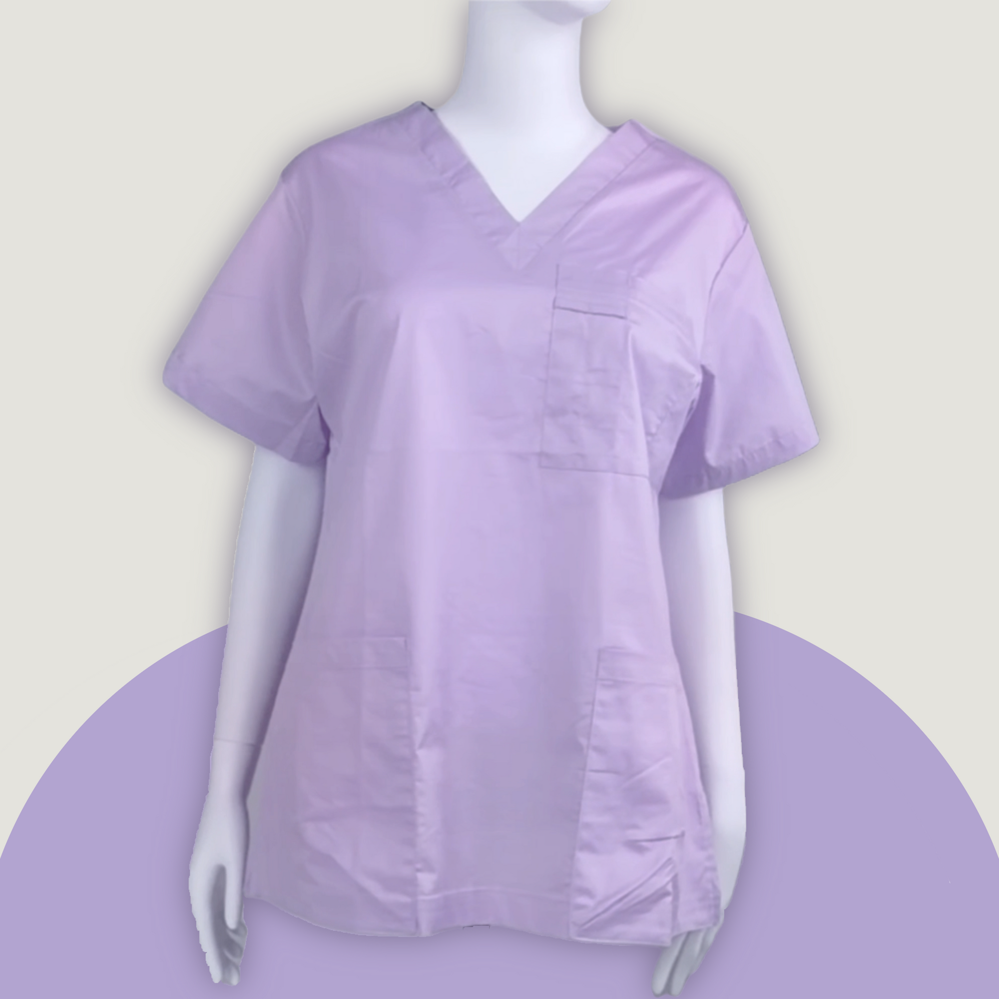 Lavender Scrub Top