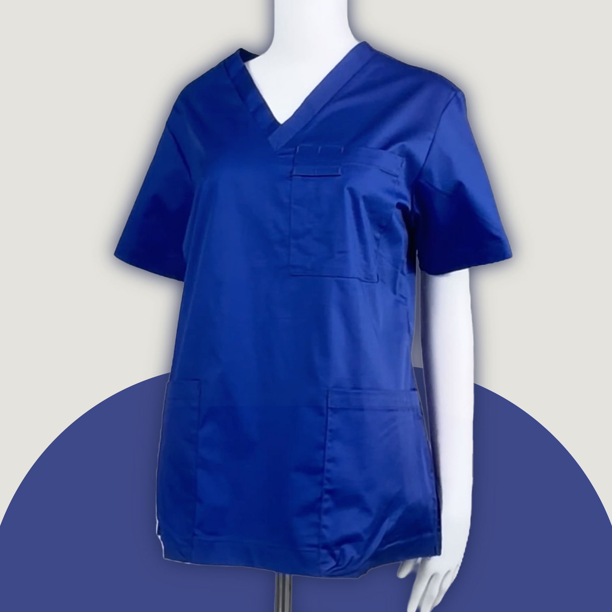 Navy Scrub Top