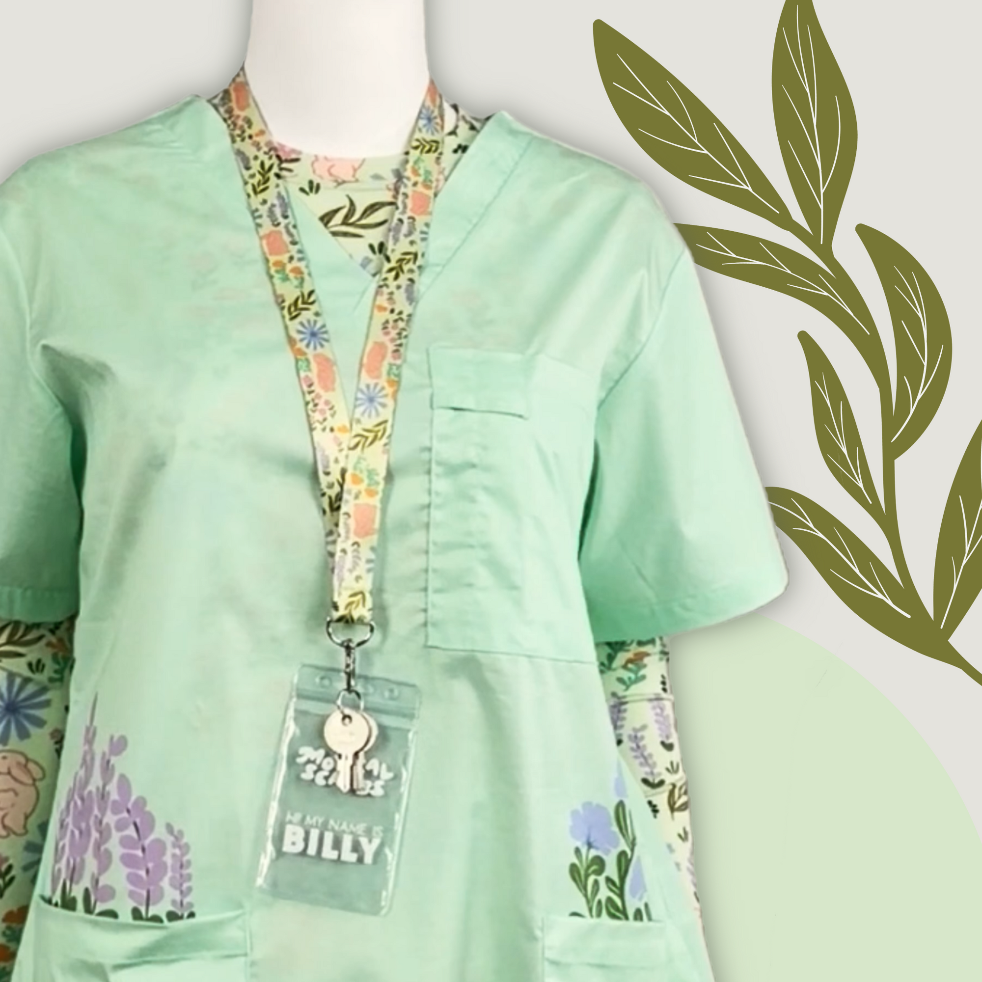 Bunny Blossom Lanyard