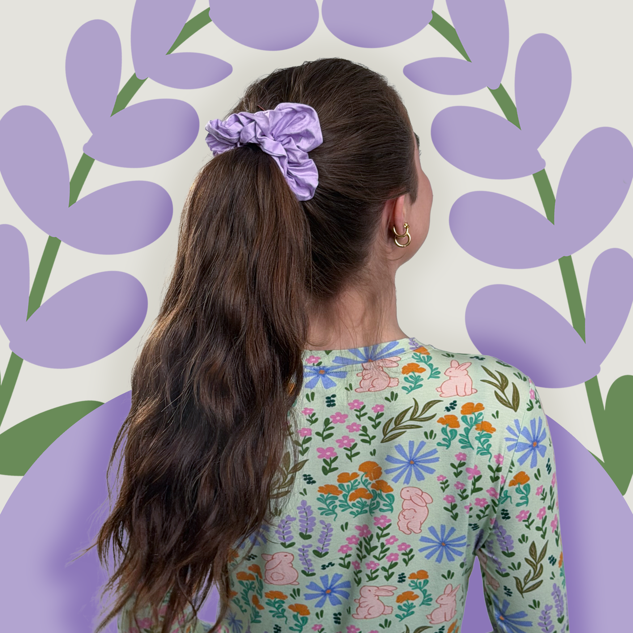 Lavender Scrunchie