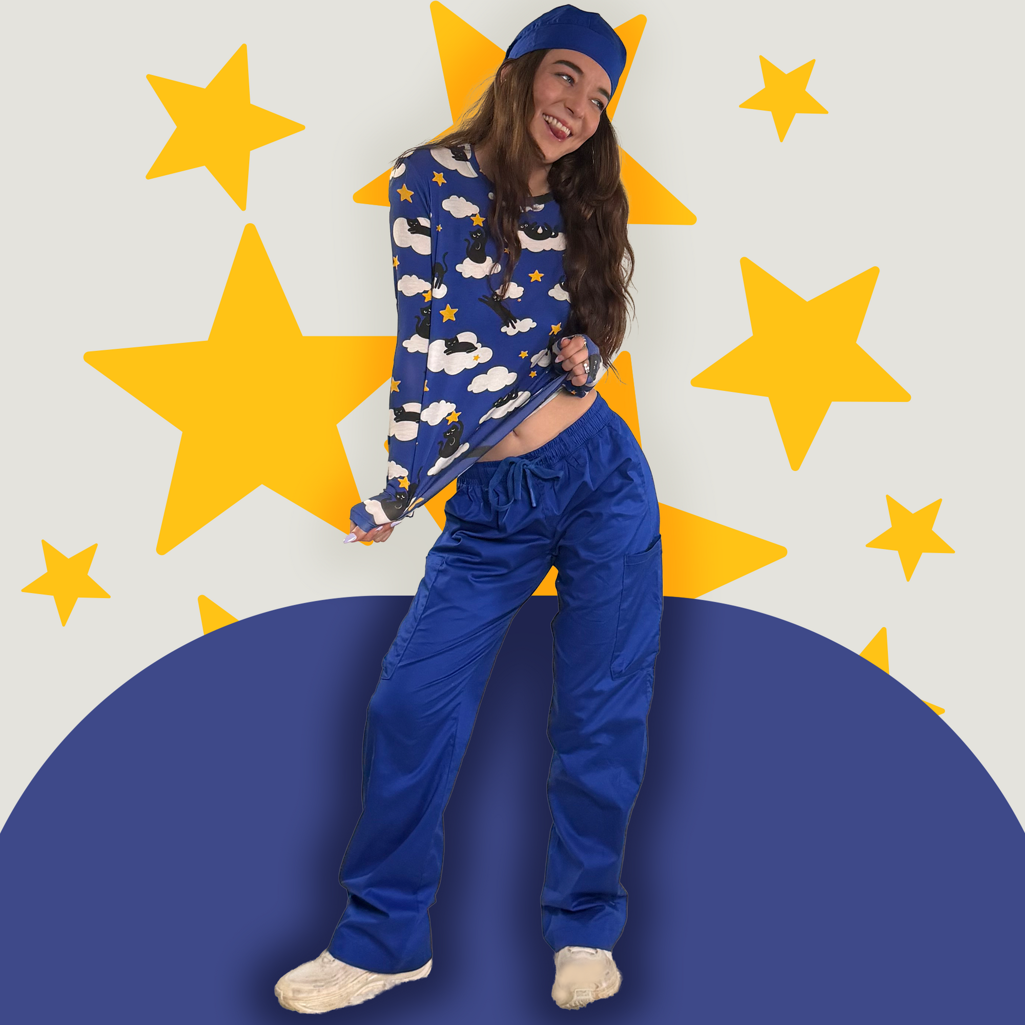Navy Scrub Pant