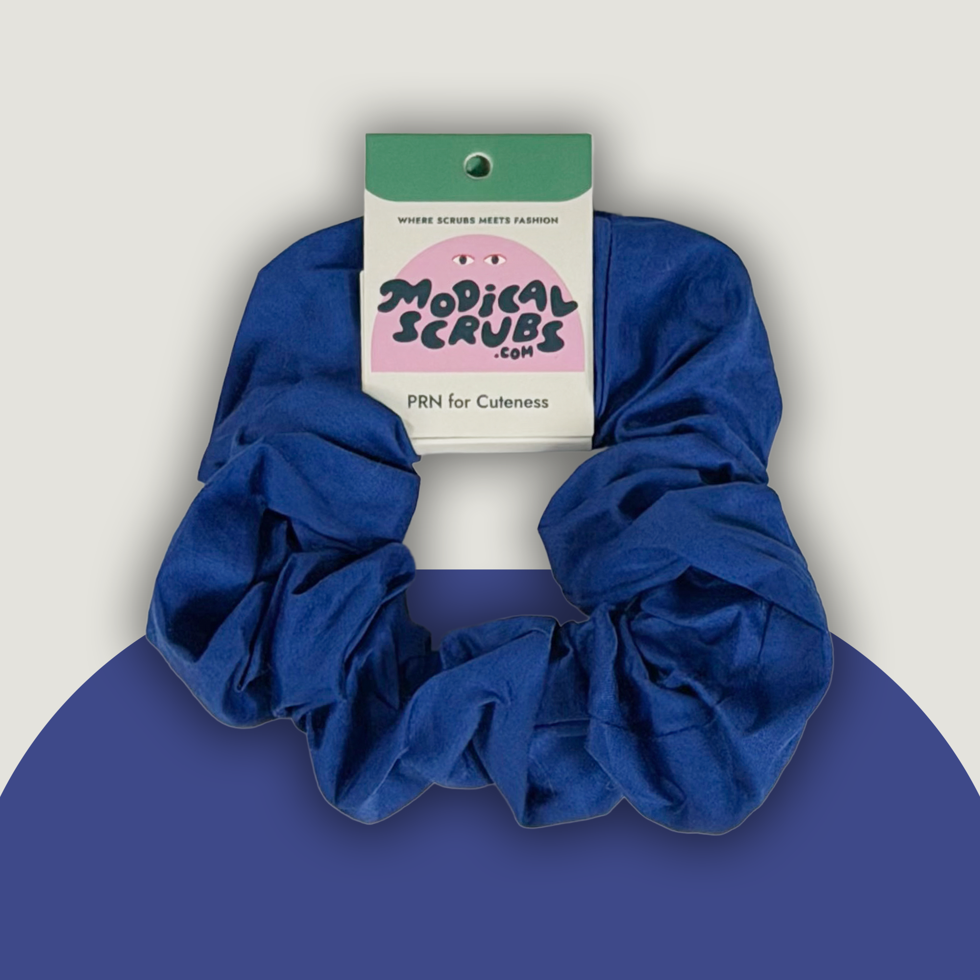 Navy Scrunchie