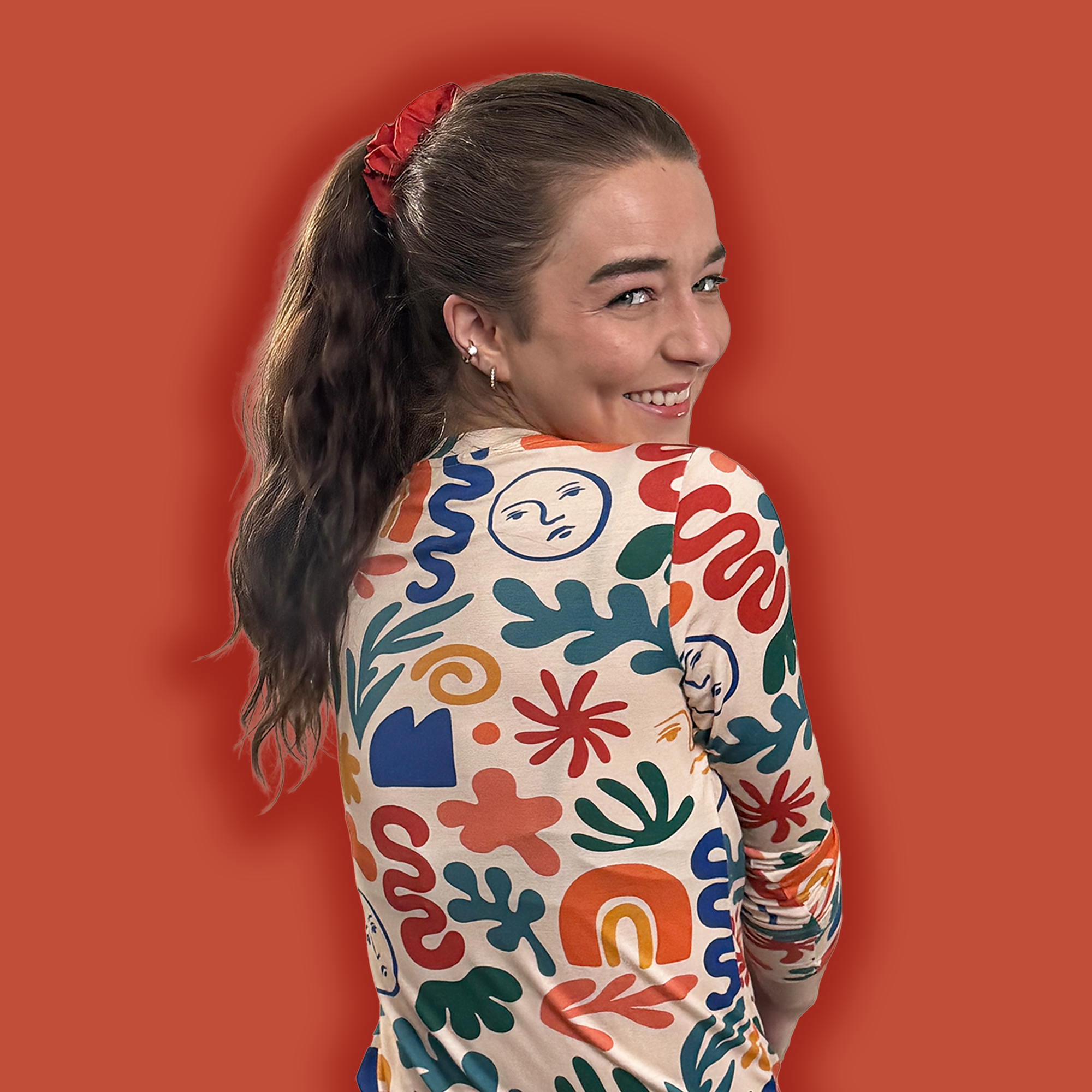 Rust Scrunchie