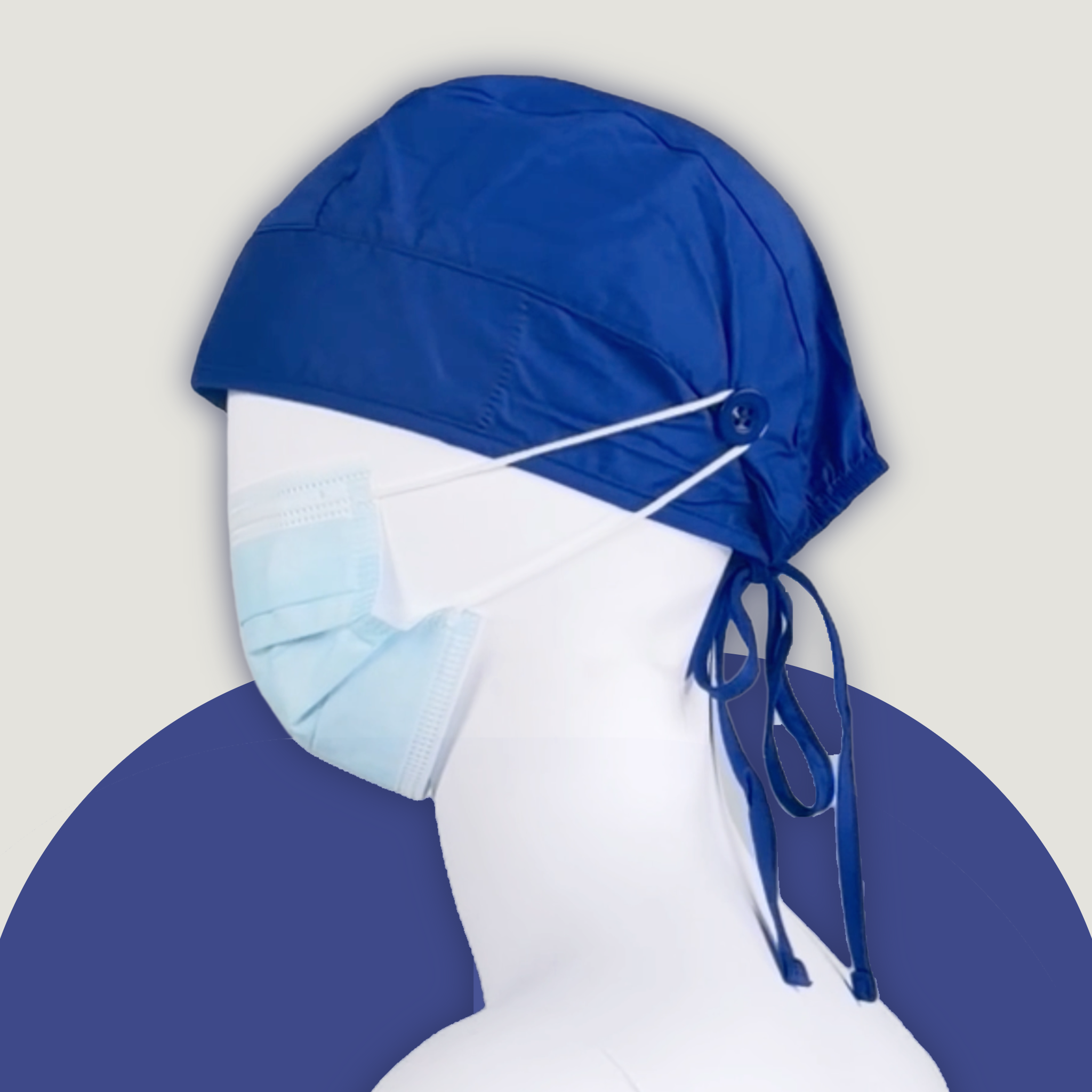 Navy Scrub Cap