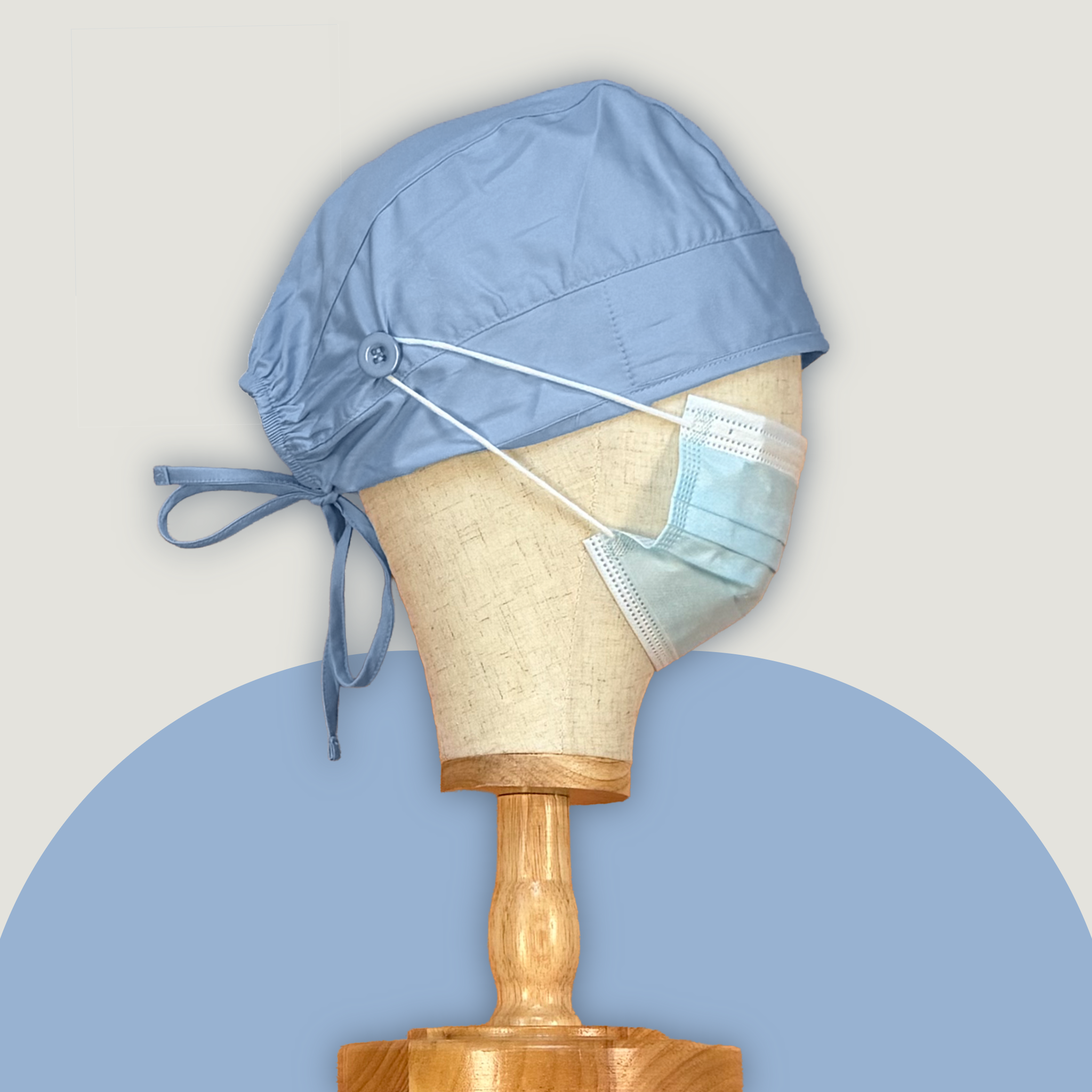 Baby Blue Scrub Cap