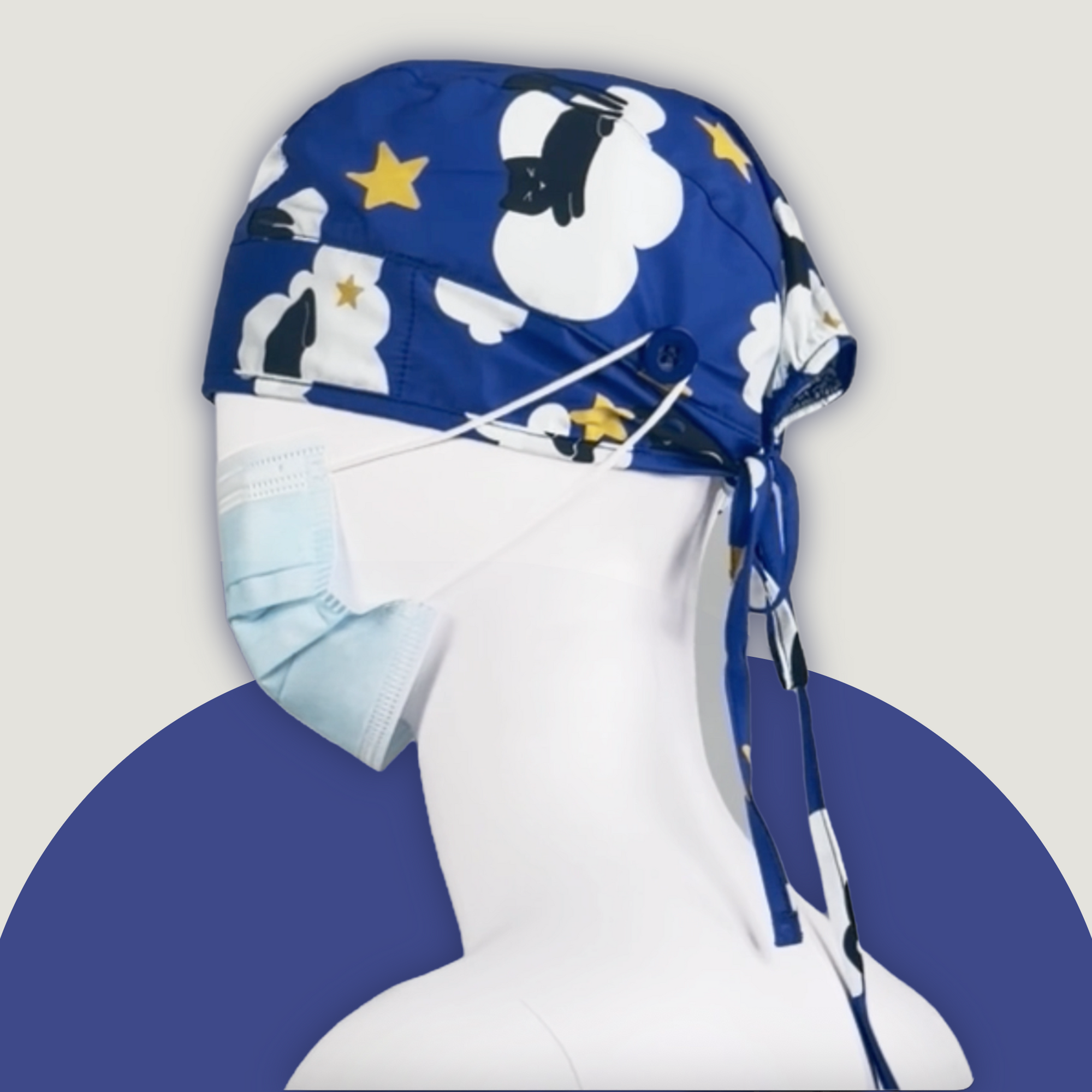 Cosmic Kitties Scrub Cap