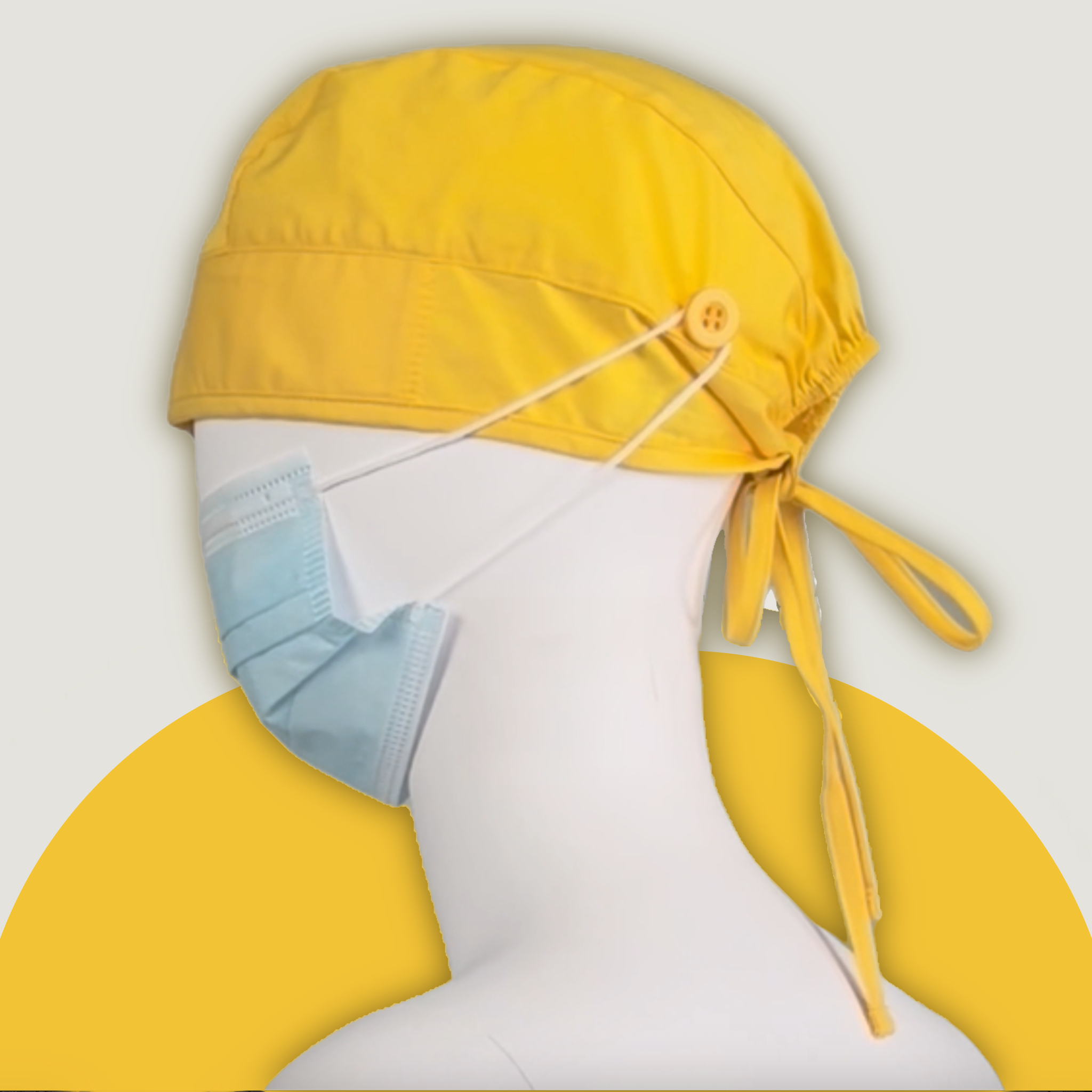 Mustard Scrub Cap