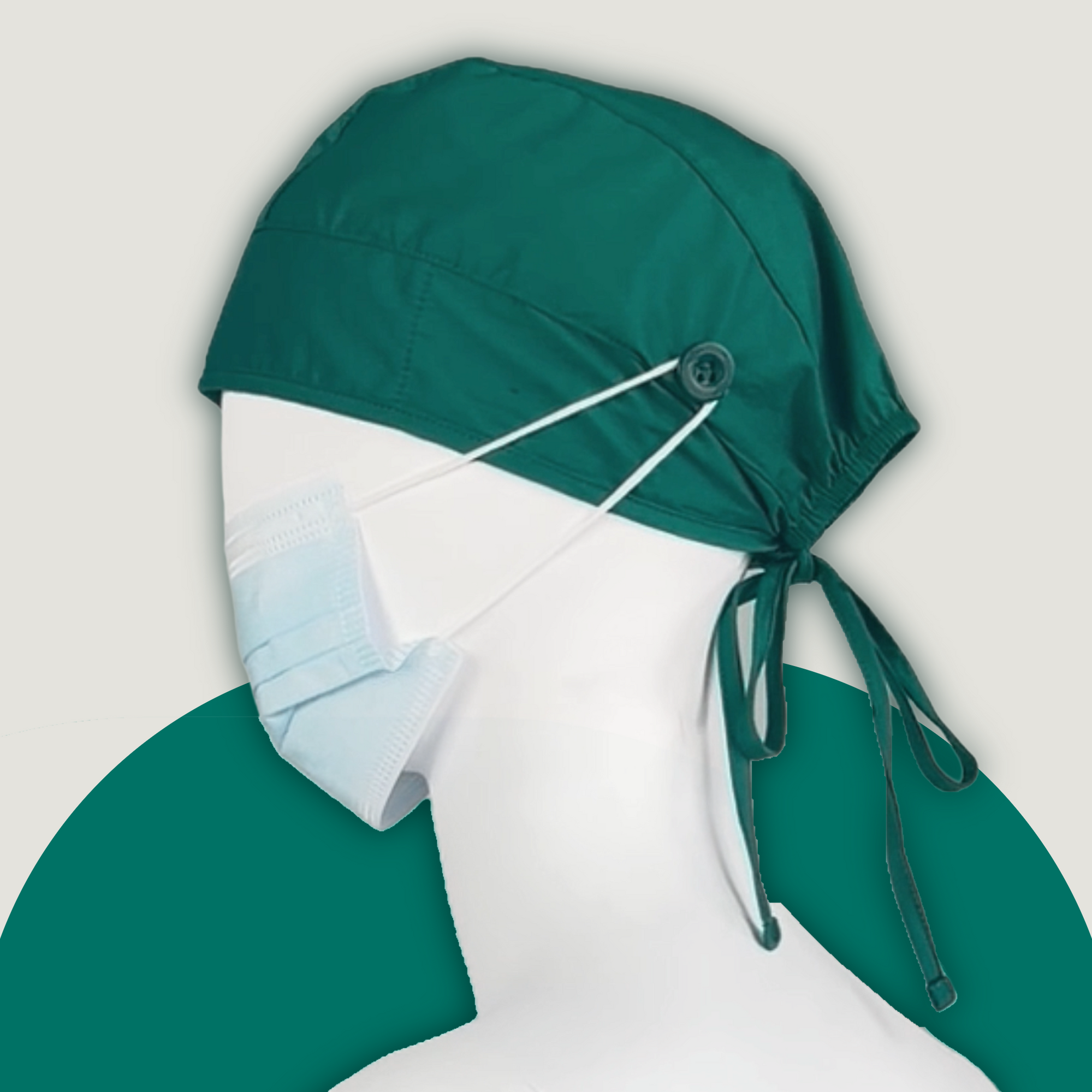 Emerald Scrub Cap