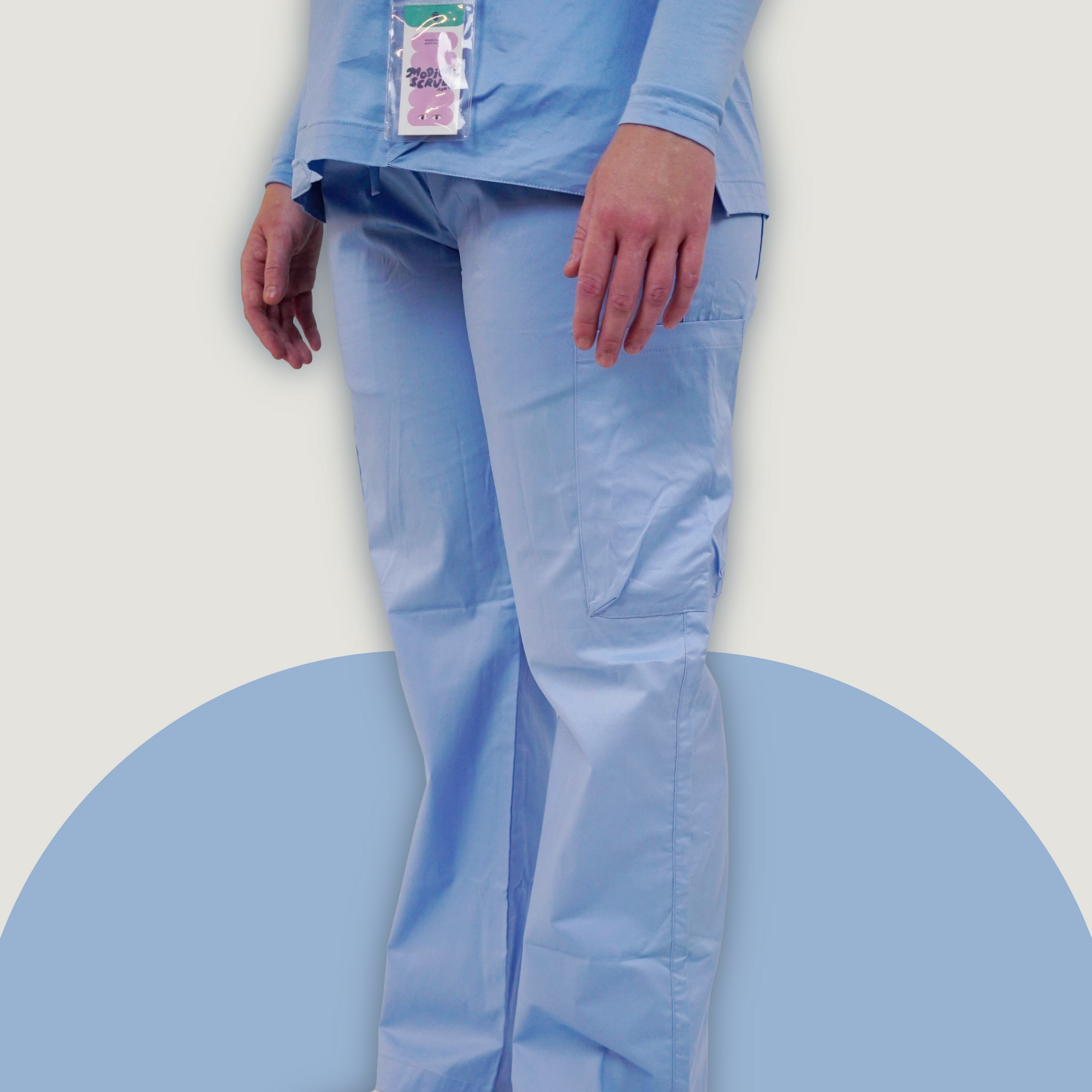 Baby Blue Scrub Pant