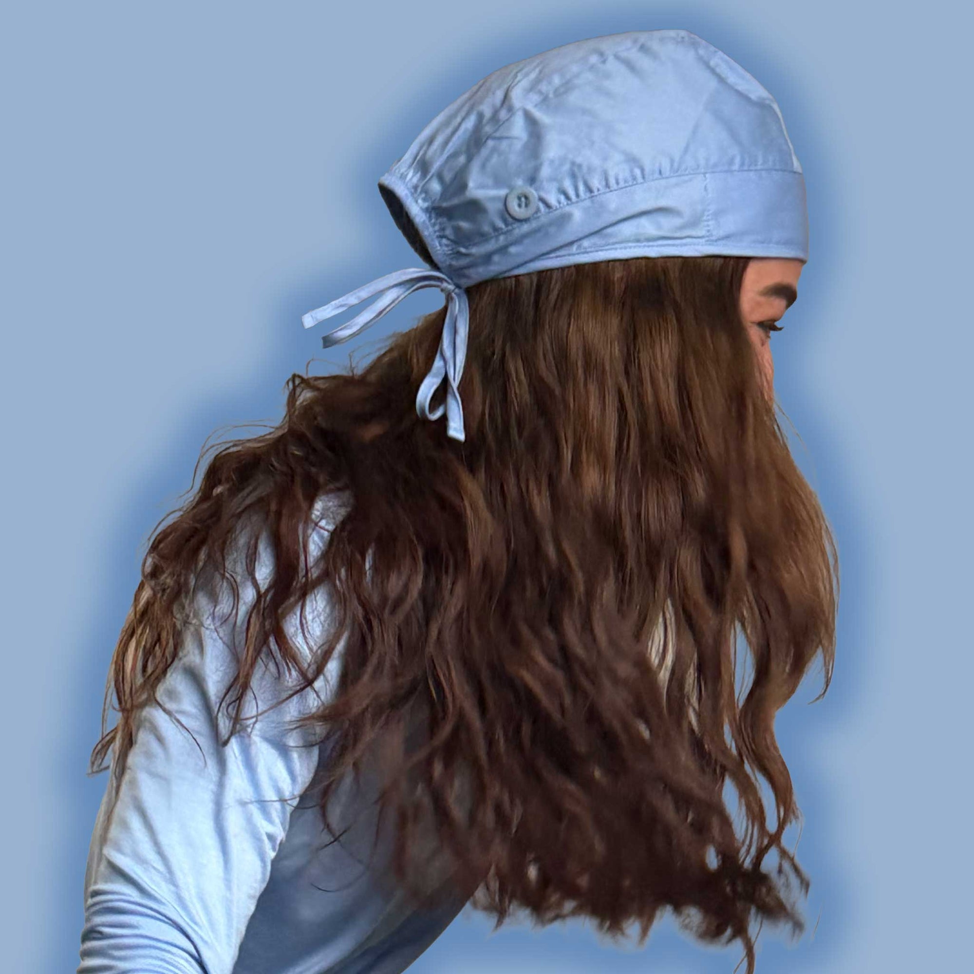 Baby Blue Scrub Cap
