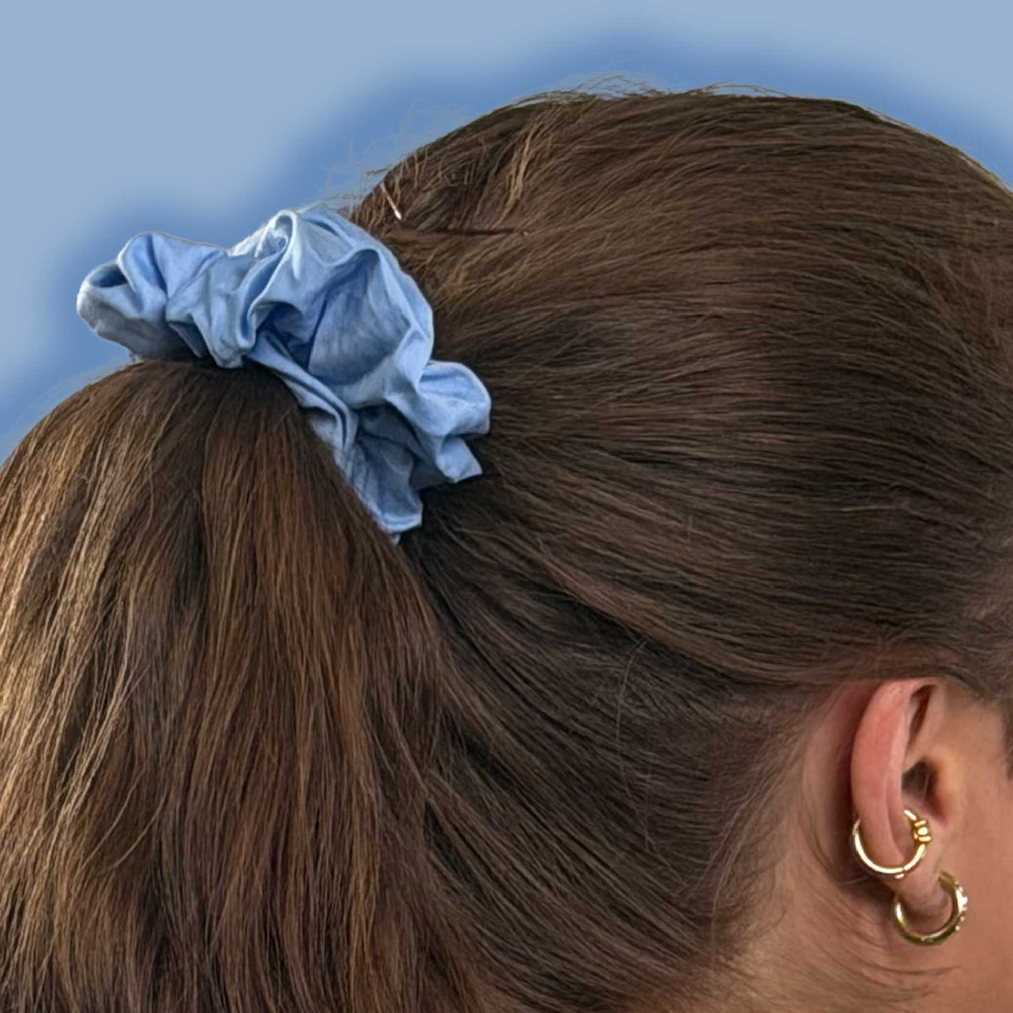 Baby Blue Scrunchie