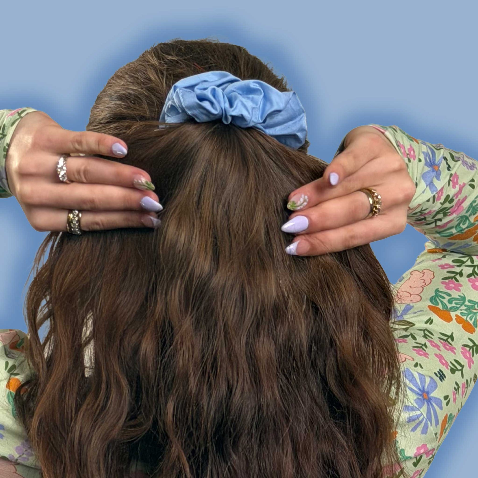 Baby Blue Scrunchie