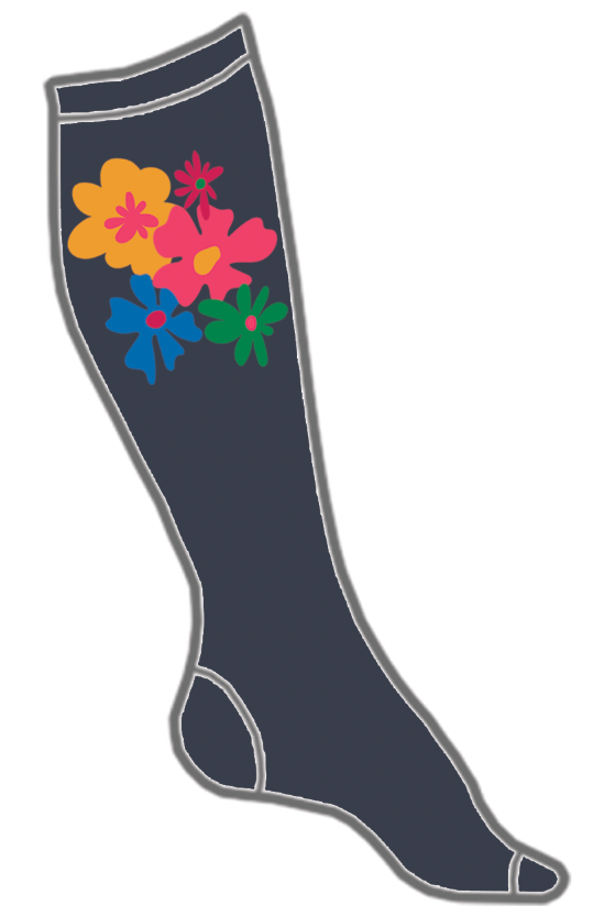 Groovy Growth Compression Sock