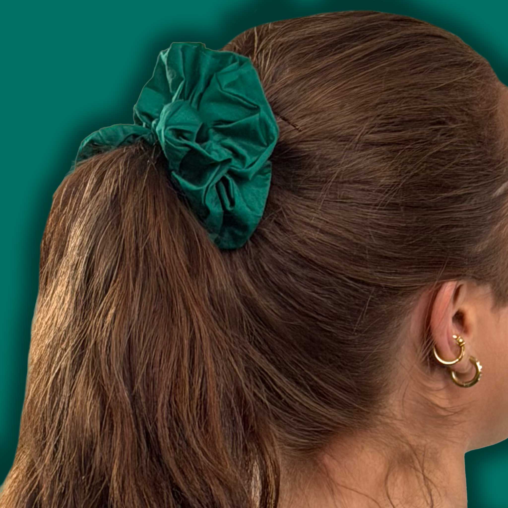 Emerald Scrunchie