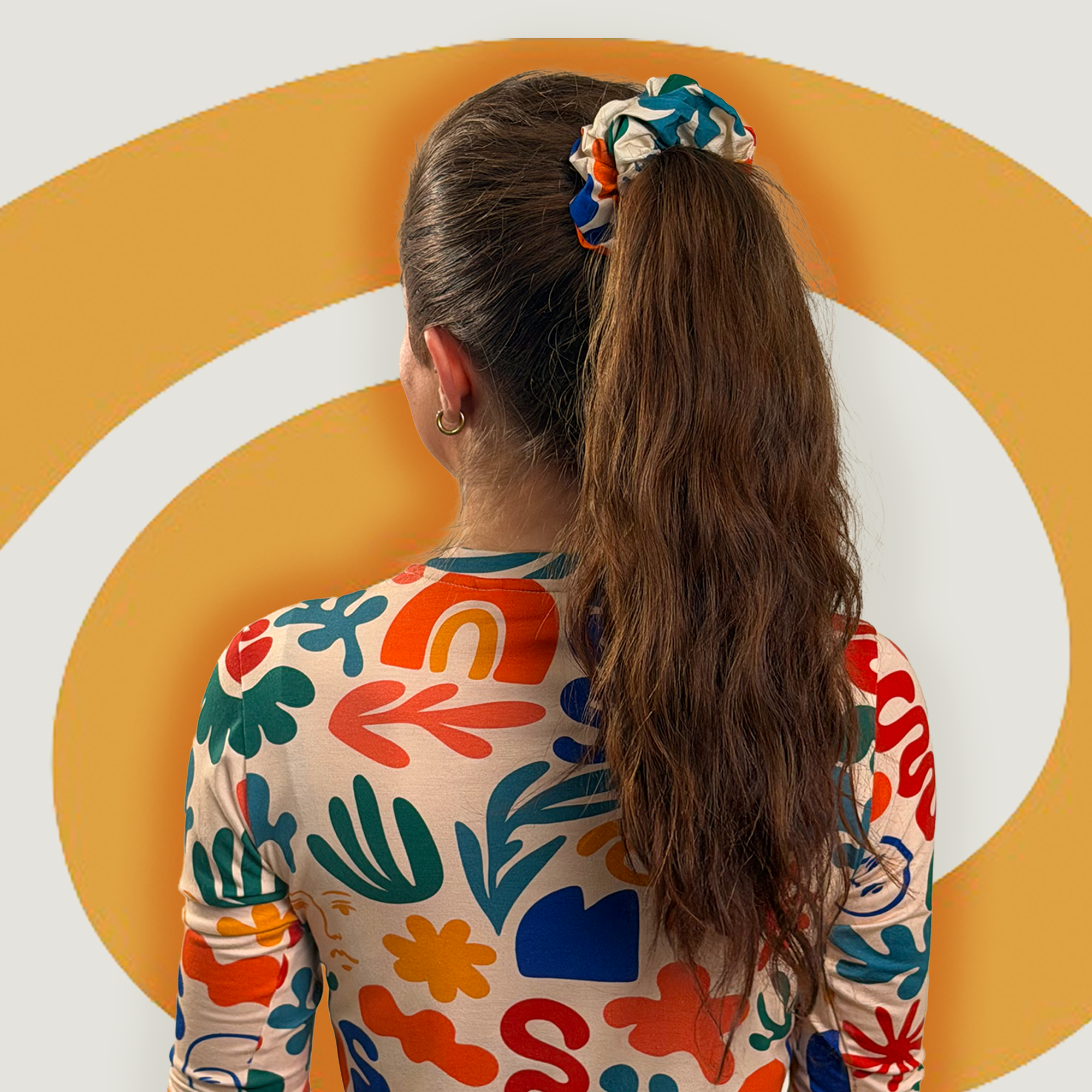 Face the Shapes Scrunchie