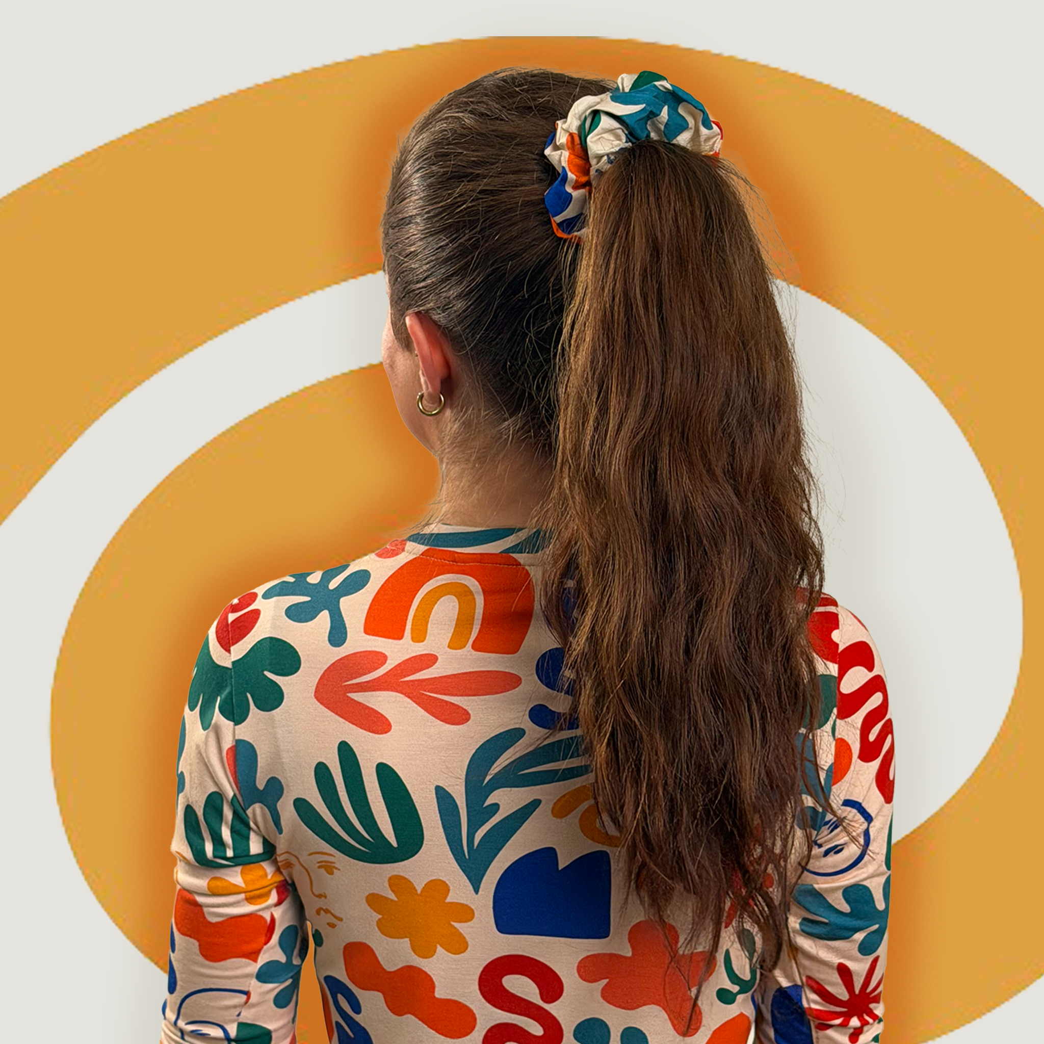 Face the Shapes Scrunchie