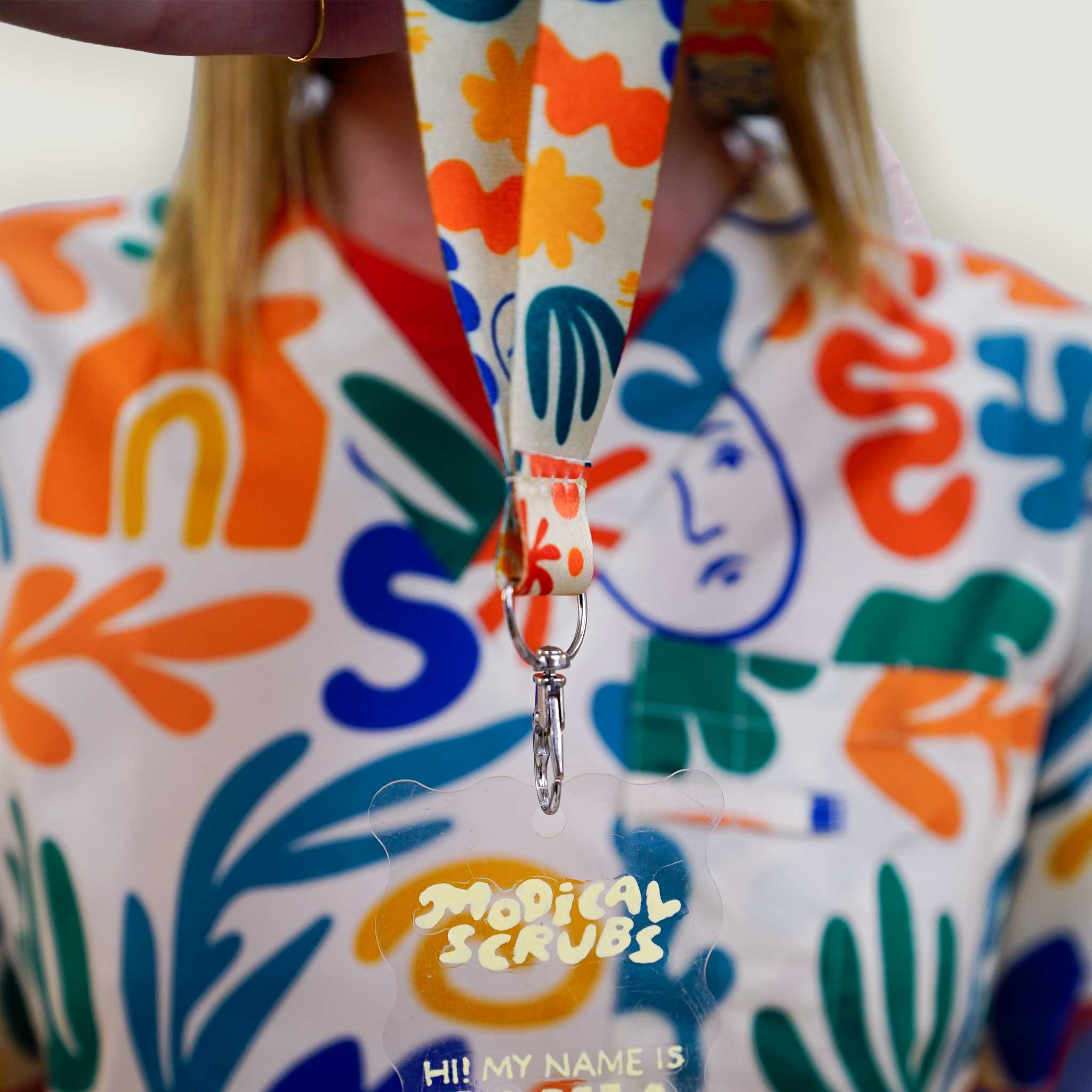 Face the Shapes Lanyard