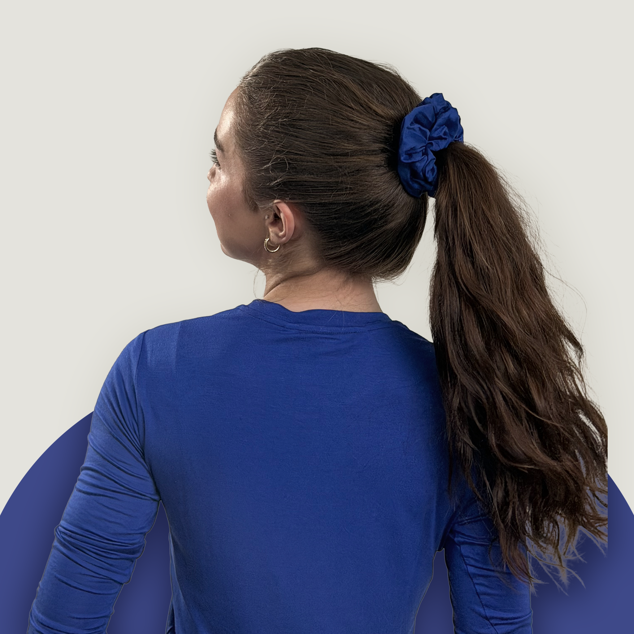 Navy Scrunchie