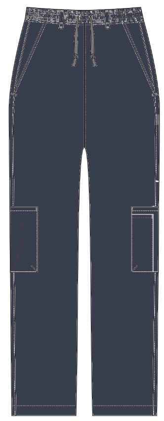 Midnight Navy Scrub Pant