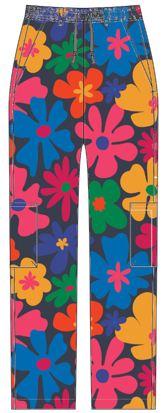 Groovy Growth Repeat Scrub Pant