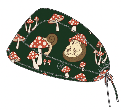 Fungi Friends Scrub Cap