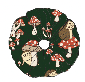Fungi Friends Scrunchie