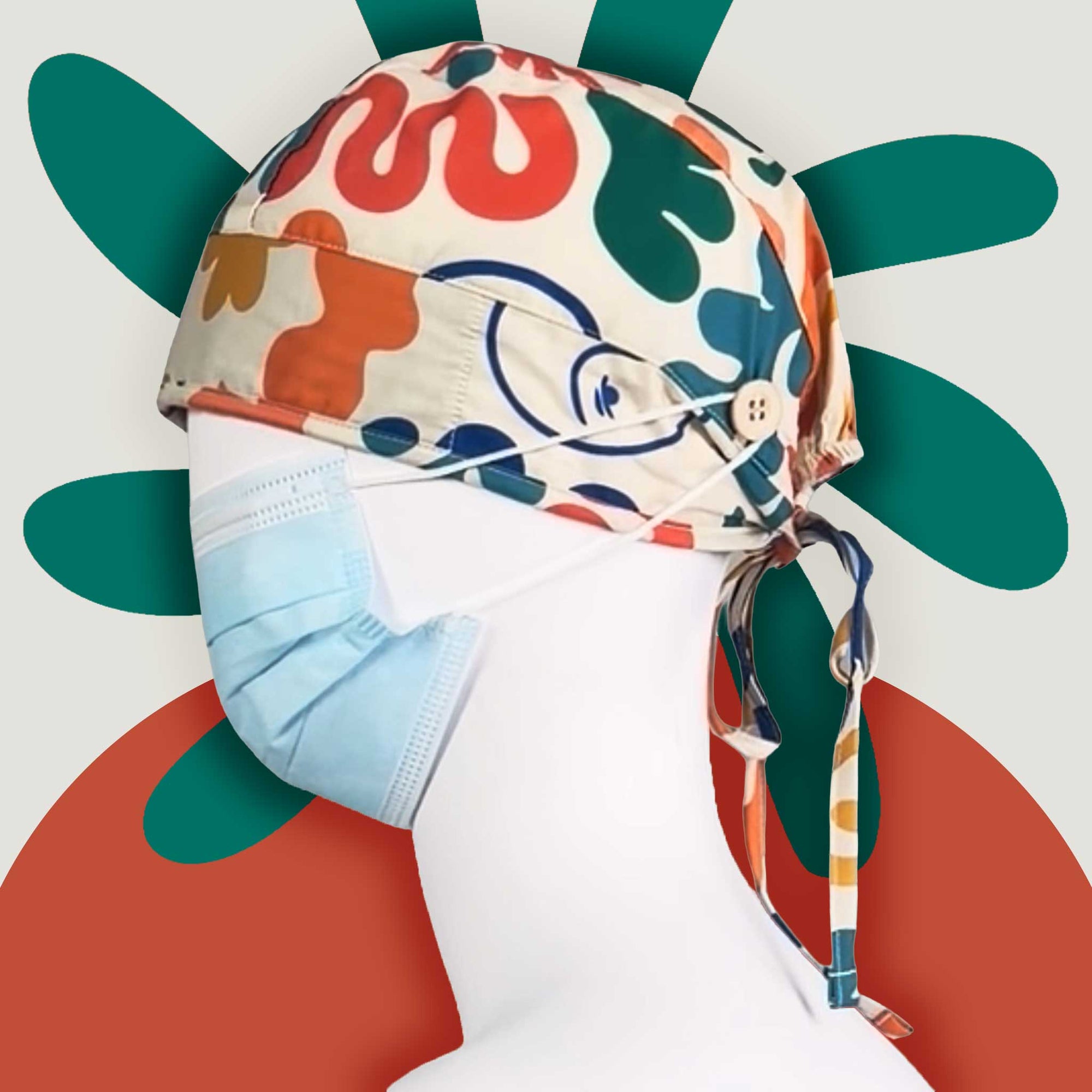 Face the Shapes Scrub Cap