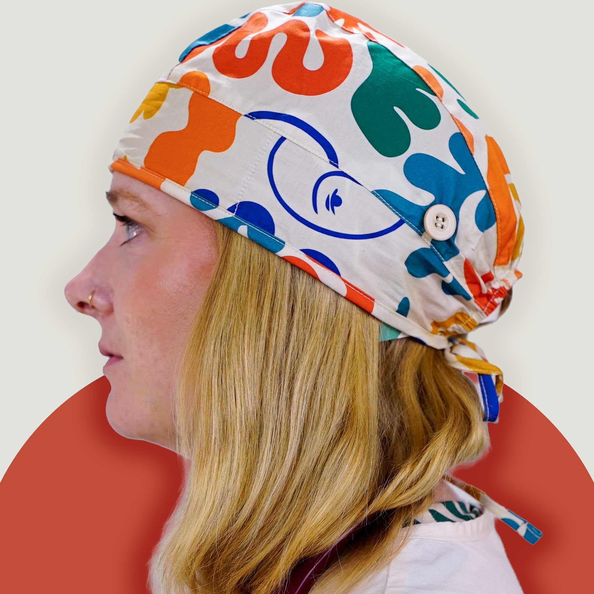 Face the Shapes Scrub Cap